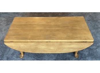 Solid Maple Drop Leaf Coffee Table