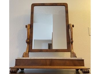 Adjustable Mirror With Marble Base