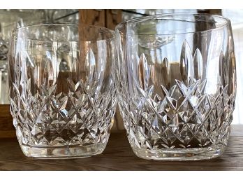 2 Waterford Low-ball Glasses