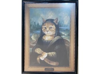 Cat Mona Lisa By Susan Herbert