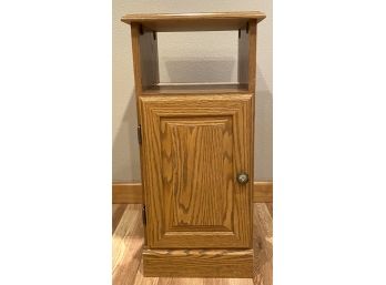 Small Wooden Cabinet With Shelf Space