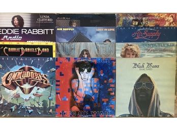 (12) Assorted Vinyl Records Including The Charlie Daniels Band, The Commodores, & More