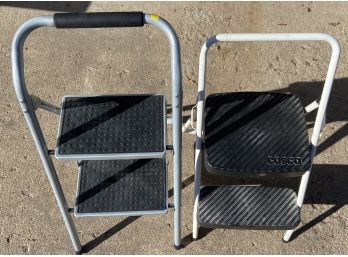 (2) Collapsible Step Stools
