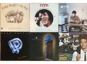 (6) Assorted Vinyl Records Including Gladys Knight & The Pips