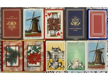 Lot Of 10 Assorted Playing Cards