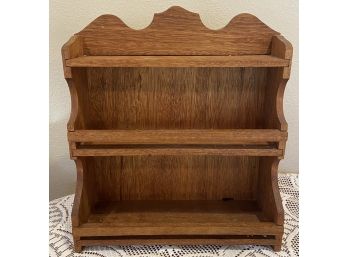 Vintage Wooden Viner Spice Organizer With Wall Mount