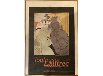 Toulouse Lautrec Denver Art Museum Framed Poster