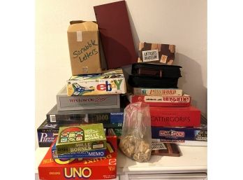 Large Lot Of Board Games