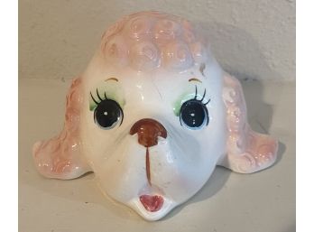 Porcelain Poodle Head