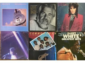 (6) Assorted Vinyl Records Including Kenny Rogers, Joan Jett, & More
