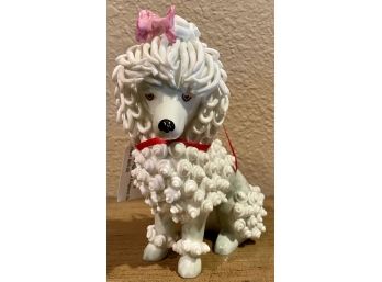 Handmade Bone Chine Alton England Poodle Figurine