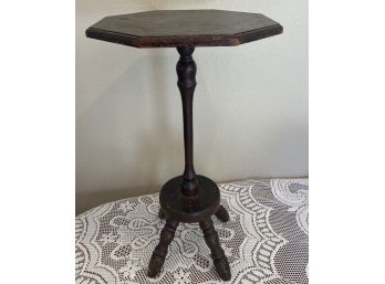 Antique Octagonal Accent Table (as Is)