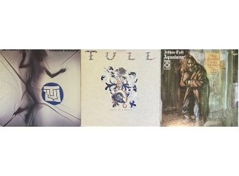 (3) Jethro Tull Vinyl Albums Including Under Wraps