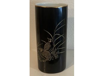 Yamaji Japanese Black Vase
