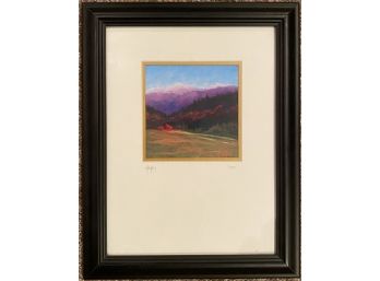 Framed Signed Limited Edition Churchley Pastel Print