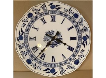 German Ceramic Plate Clock