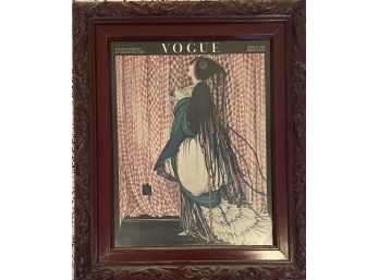 1915 Vogue Poster Print In Frame