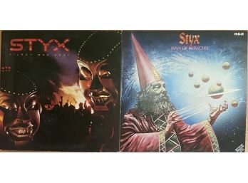 Styx Man Of Miracles & Kilroy Was Here Vinyl Albums