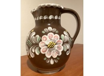 Floral Ceramic Pitcher
