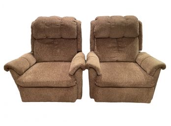 Pair Of Upholster Recliners
