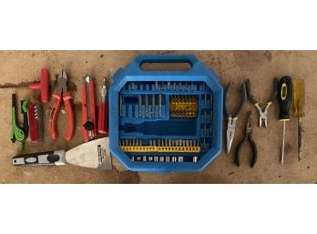 Assorted Tools Including Bit Set