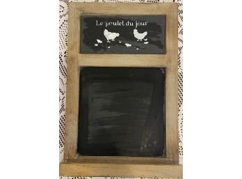 Small 'le Poulet Du Jour'  Chalk Board