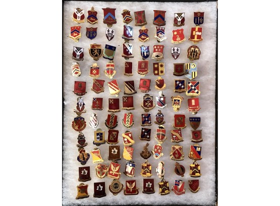 Collection Of Vintage Military Lapel Pins