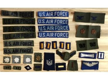 Collection Of Vintage Military Patches Air Force
