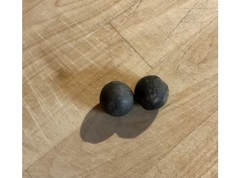 2 Civil War Era Musket Balls