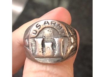 US Army Sterling Silver Ring
