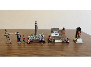 Lot Of Figurines And Lighthouses