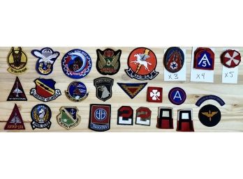 Collection Of Vintage Military Patches Air Force