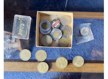 Coin Collection With Mexican And Panamanian Change