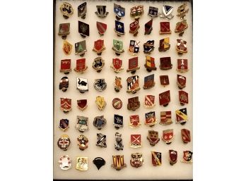 Collection Of Vintage Military Lapel Pins