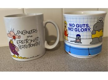 2 Funny Vintage Mugs