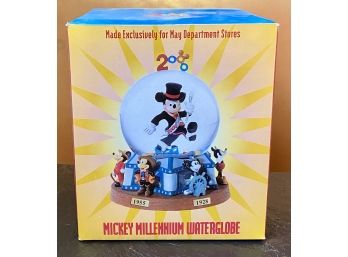 Mickey Mouse Millennium Waterglobe In Box