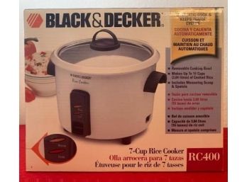 Black And Decker Seven Cup Rice Cooker New In Box