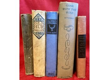 Lot Of Antiquarian Books Incl.  Gone With The Wind