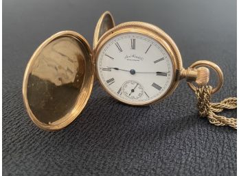 Late 1800'S American Waltham Watch Company Pocket Watch