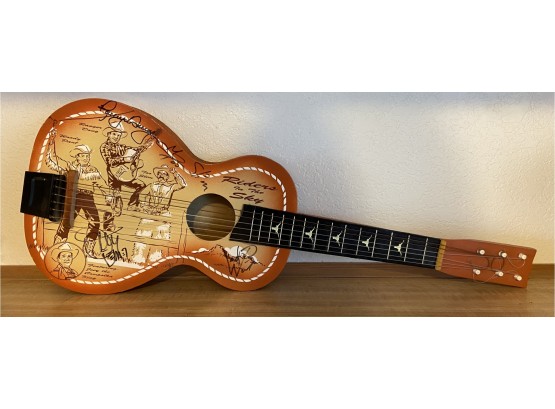 Signed Riders In The Sky Commemorative Guitar