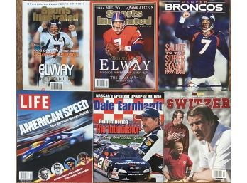6 Assorted Sports Magazines Good Condition