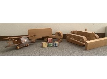 Lot Of Wooden Toys