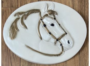 Ceramic Horse Wall Plaque