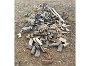 Pile Of Firewood & Scrap Wood