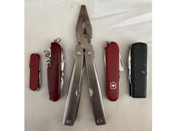 (5) Swiss Army Knives & Multi-tools