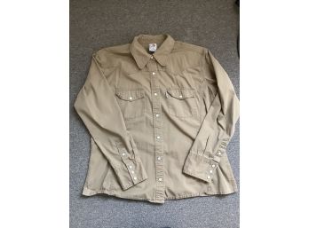 Womens XL Carhartt With Pearl Snap Buttons