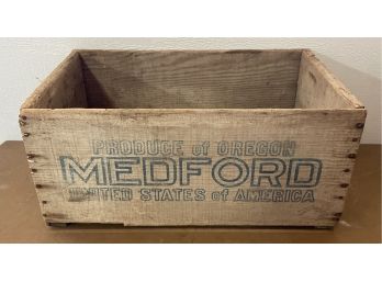 Vintage Medford Produce Crate