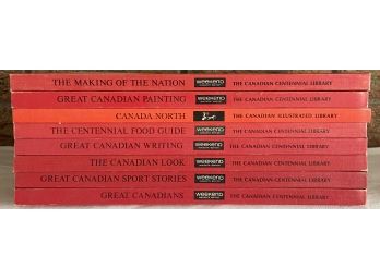 (8) 1960s Canadian Continental Library Hardback Books
