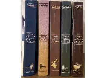 (5) Cabela's 2010 And 2011 Limited Edition Catalogs