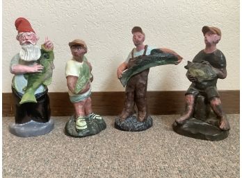 Lot Of Four Rapala Collectibles Figurines